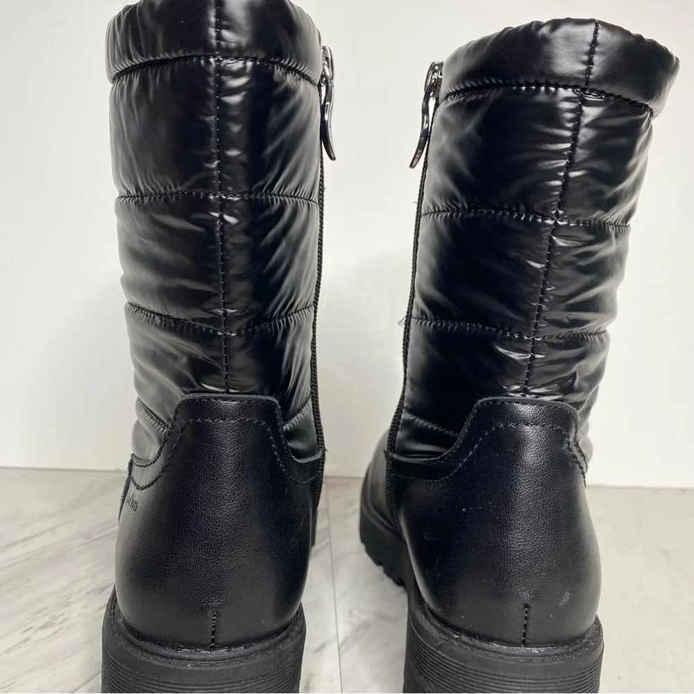 AquaDiva Black Puffer Boot 39